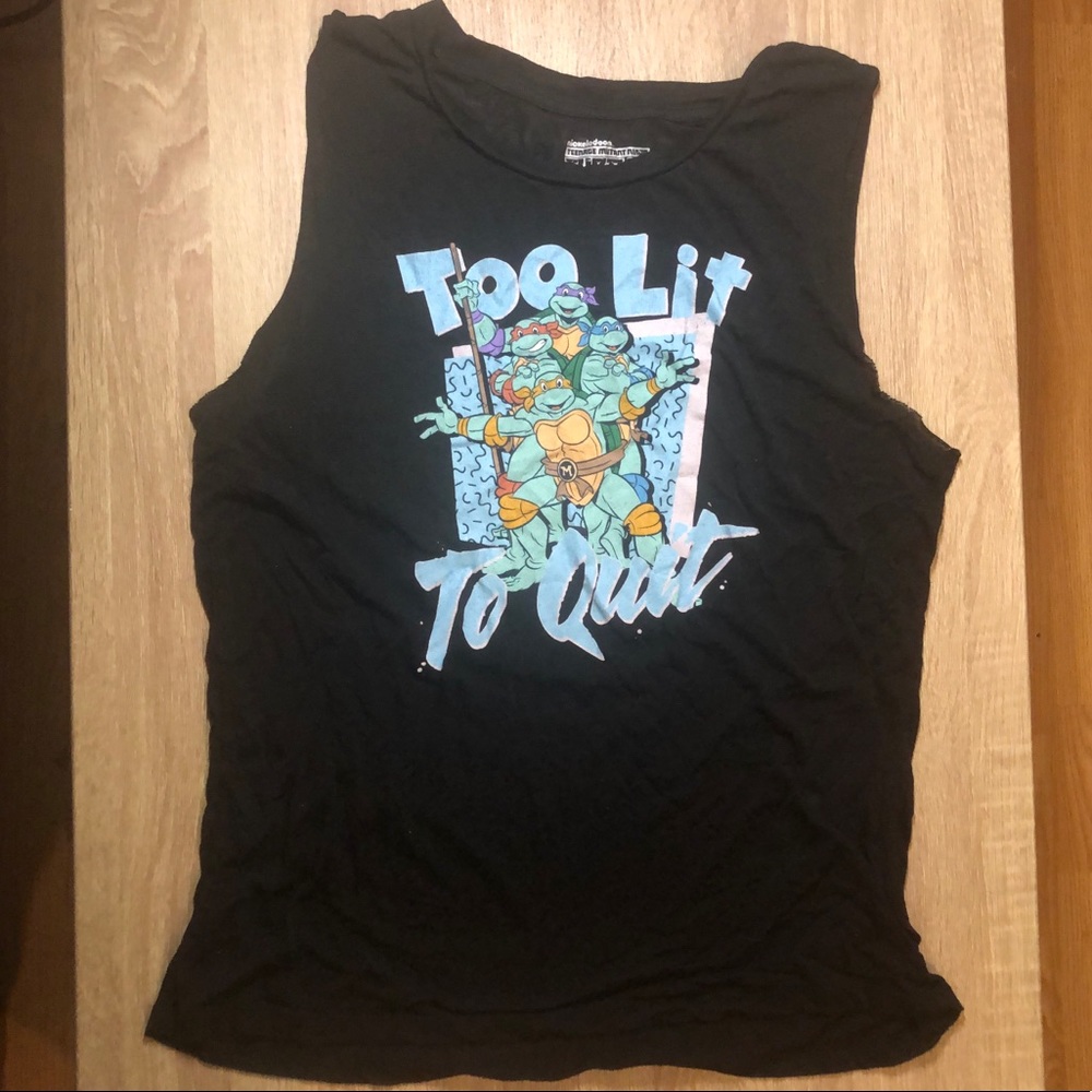 Retro Graphic Ninja Turtles Tank